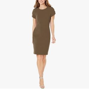 Calvin Klein Tulip sleeve sheath dress